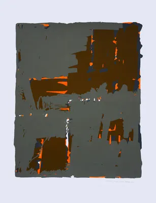 10_2021  Siebdruck auf 300g Papier 65 x 50 cm 13/23