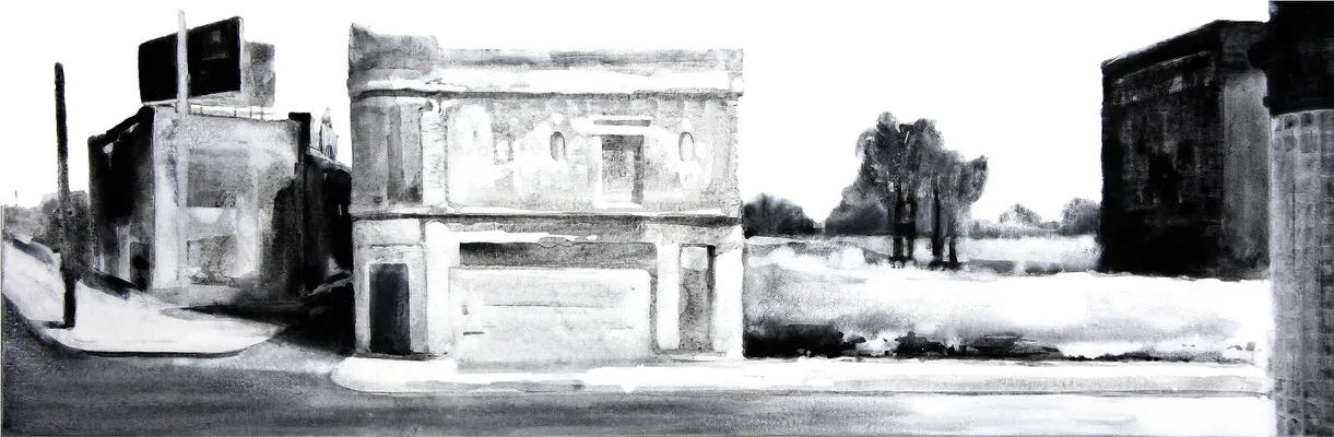 2011 Gratiot Ave./Cheene St. 40 x 120 cm