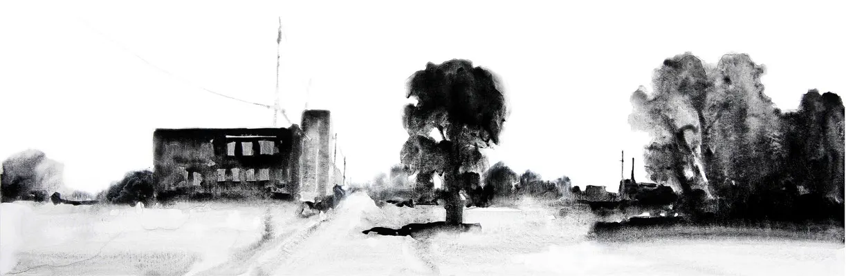 2011 Pierce St. 40 x 120 cm