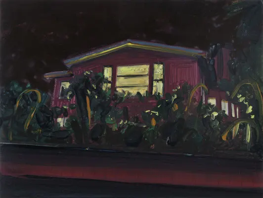 Rotes-Haus 10 x 13,4 cm 2010