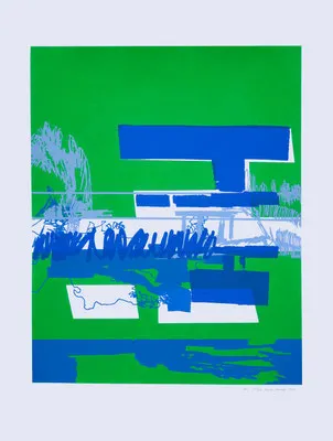 5_2021  Siebdruck auf 300g Papier 65 x 50 cm 13/24