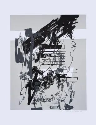 1_2021  Siebdruck auf 300g Papier 65 x 50 cm 13/23