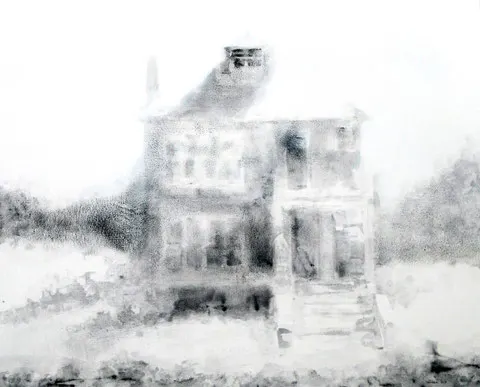 Ford Street 2013 Tempera auf Segeltuch 160 x 190 cm
